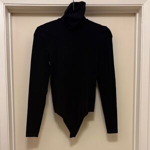 Wolford Midnight Black Long Sleeve Bodysuit